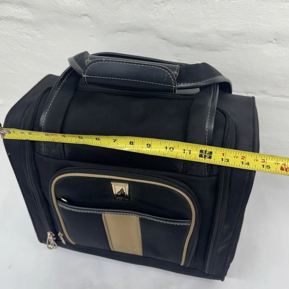 London Fog Under Seat Carry-On Travel Luggage Bag 15inch Rolling Bag